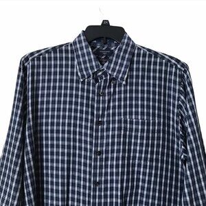 DOCKERS - Button Down Long Sleeve Plaid Shirt